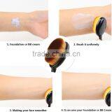 Private Label Cosmetics 2016 Hot Sale ToothBrush Shape Foundation Oval Makeup Brush Set thumbnail-3