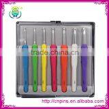 Full set crochet hook corloful plastic handle tulip etimo