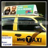 Outdoor led Taxi top advertising display, led taxi top advertising display of aliexpress