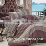 modern design polyester bed sheet shams microfiber bedding set