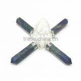 Wholesale Of Chakra Energy Generator : Lapis Lazuli Shreeyantra 4 Point Energy Generator Tool