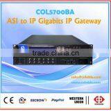 Gateway,ASI to IP Gigabits Gateway ,dvb ip Gigabits Gateway COL5700BA