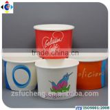logo printed paper ice-cream cups