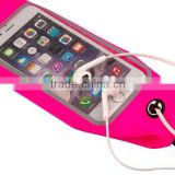 Running Waist Pack for 4.7 Inch Screen Cellphone - Outdoor Belt Bag - Touch Operating Directly With Transparent Film