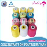 603 100% spun polyester color sewing thread