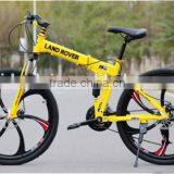 26-inch Shock Absorbing Folding Mountain Bike 21 Speed Disc Brakes Mountain Bike thumbnail-4