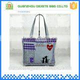 China Wholesale Customized High Quality Satin Cheap Printed Recycled Canvas Bag