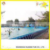 PVC Tarpaulin Outdoor Above Ground Metal Frame Pools