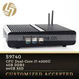 High Quality I7-4500U Dual Core 4G RAM 64G SSD Gamer Computer Support Ubantu System thumbnail-1
