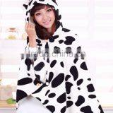 New Cow KK172 Animal Cloak - Costume Soft Hoodie Fleece Cape Wholesale thumbnail-2
