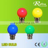 Colour Mini Bulb 2016 New 180 Degree Glass Led Bulb E27 0.5W 1W Led Colour Mini Bulb