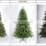 6.5ft Green Pikes Peak Snowing Christmas Tree Set thumbnail-4