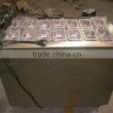 Frozen Fruit Yogurt Display Cabinet Counter Topping Bar Ice Cream Showcase thumbnail-2