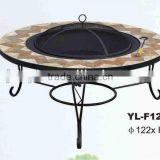 2013 newest mosaic tile outdoor fire pit