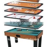Factory promotion 8 in 1 multi games table. Pool table, table tennis table, push hockey table, chess, backgommon, shuffleboard,