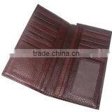 Factory Wholesale Animal Leather Wallet Vintage Leather Men Long Purse