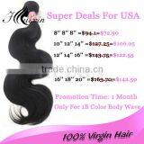 Factory Stock Virgin Brazilian Sew In Human Hair Extensions thumbnail-2