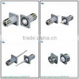 Power Coating N Plug & Jack Connector With 4 Hole Flange