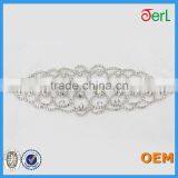 2016 Yiwu Hot Sale Rhinestone Crystal Lace for Wedding Dress Decoration