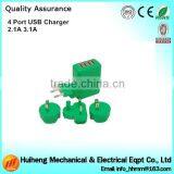 4 USB Ports Travel Wall Charger Adaptor thumbnail-3