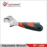 RIGHTTOOLS RT-J280 Professional Quality Adjustable Wrench