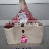 Beautiful Fabric Bag With Movable Handle thumbnail-2