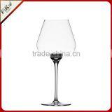 Crystal 750ml red wine glasses long stem high quality crystal wine glasses red burgundy