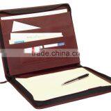 Multi-function Pockets Leather Portfolio, Folder thumbnail-1