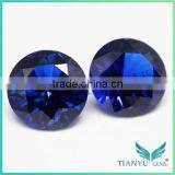 5mm Round Brilliant Cut Loose 114# Blue Wholesale Nano Spinel Beads Gemstone thumbnail-1