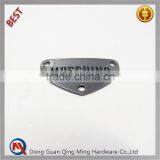Custom Decorative Metal Logo Plate, Name Plates for Handbags