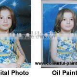 Custom Realistic Portrait Oil Painting From Photo thumbnail-1