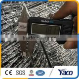High strength long use life anti theft barbed wire mesh