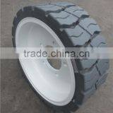 2016 New Style Deep Groove Tread Solid Tire With Rims 15x5 With Factory Price thumbnail-4