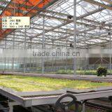 Hot Galvanized Steel and Easily Installed Multi Span Glass Greenhouse thumbnail-1