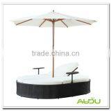 Audu Rattan Queen Cheap Beach Canopy Bed thumbnail-4