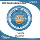 Neon Light Wall Clock thumbnail-4