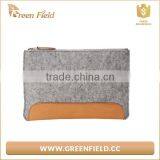 Fabric Clutch Pouch,new Design Felt Clutch Bag With PU Leather thumbnail-1
