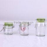 Glass Honey Jar With Metal Buckle thumbnail-1