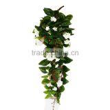 Fake Morning Glory Flowers Vines Artificial Ivy Wall Hanging Plant Garden Hotel Home Decoration thumbnail-1