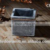 Popular Envoirmental Cement Decorative Plant Pots Indoor thumbnail-4