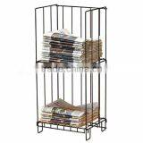 MED5201 2 Shelf Wire Newspaper Rack thumbnail-2