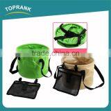 Portable Foldable Water Bucket Multifunctional 500D Collapsible Bucket for Camping Hiking thumbnail-1