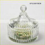 Glass Candy Bowl,glass Candy Container,glass Jar,glassware thumbnail-1