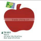 Apple Shape Cheap Foodgrade Plastic Cutting Board Th-601 thumbnail-1
