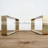 High Quality Brass Flat Soild Steel Metal Table Leg Square thumbnail-3