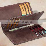 Slim Leather Rfid Card Holder ID Window Leather Card Holders thumbnail-2