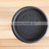 Octagonal Black Rubber Lacrosse Butt Ends Cap With Embossed Logo thumbnail-4