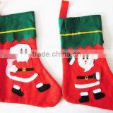 Hot Best Selling New Products China Fabric Bulk Handmade Diy Custom Felt Red Wholesale Christmas Stocking Stand