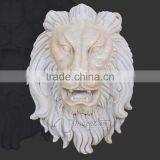 Outdoor Garden Decoration Stone Carving Stone Lion Head Carving thumbnail-4