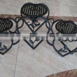 2016 Wholesale Indoor 3 Pots Iron Flooring Flower Stand thumbnail-2